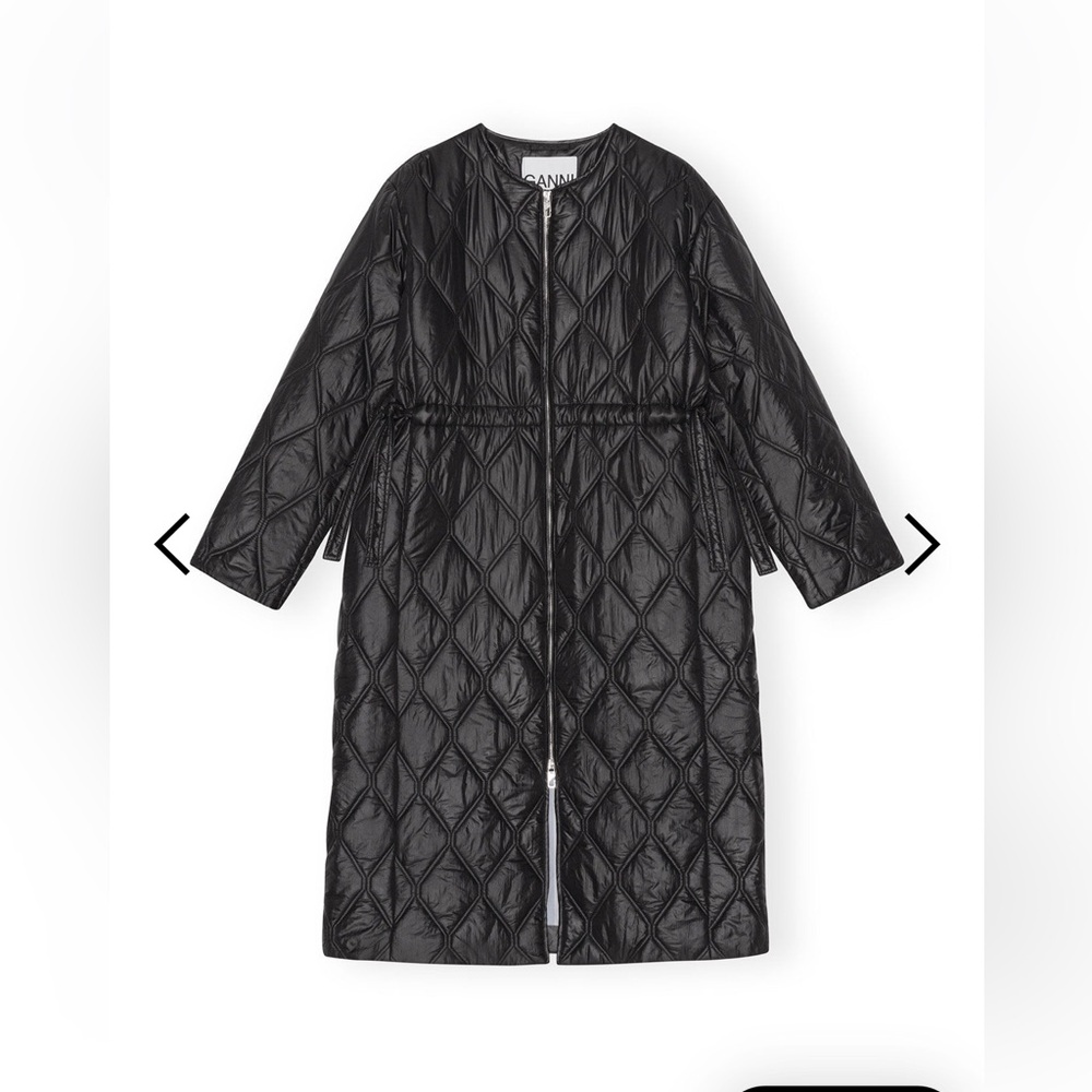 Ganni Shiny Quilt Jacket